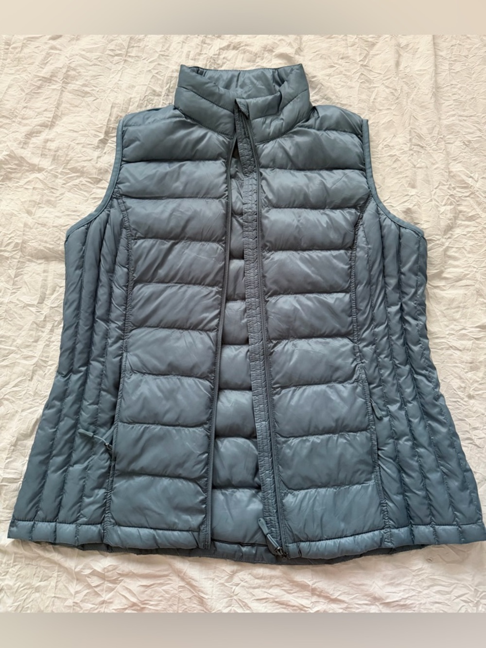 NWT - 32 Degrees - Women's Lightweight Quilted Puffer Vest - Slate Blue - Picture 9 of 16